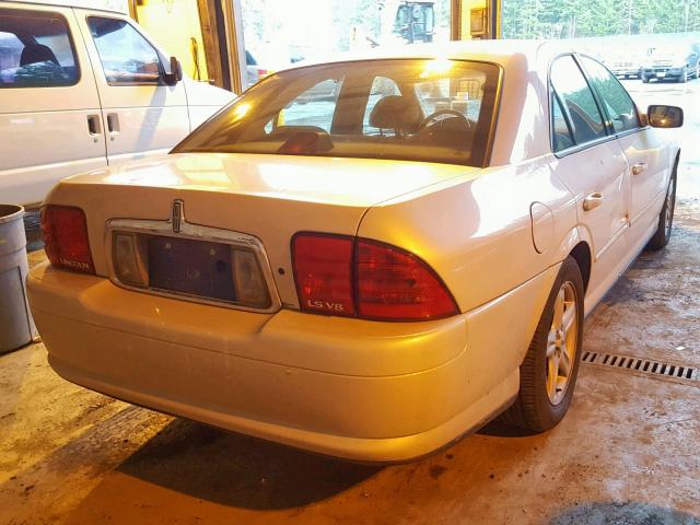 1LNHM87A91Y681181 - 2001 LINCOLN LS კრემისფერი ფოტო 4