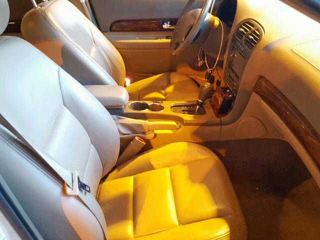 1LNHM87A91Y681181 - 2001 LINCOLN LS კრემისფერი ფოტო 5