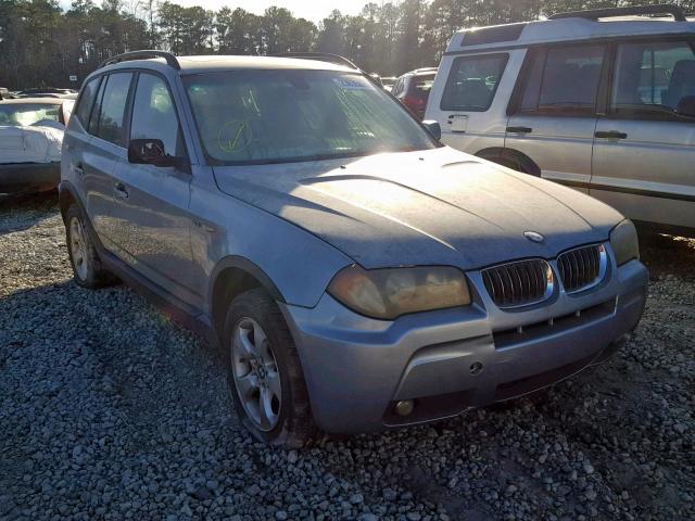 WBXPA93466WD32714 - 2006 BMW X3 3.0I BLUE photo 1