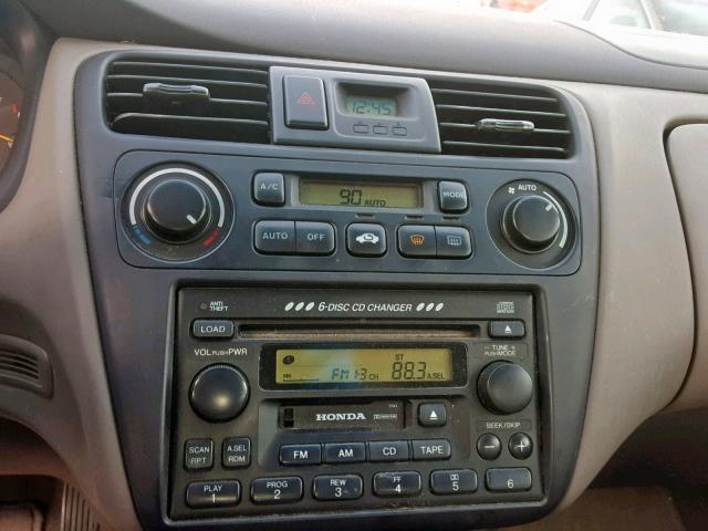 1HGCG16502A012505 - 2002 HONDA ACCORD EX 银色 照片 9