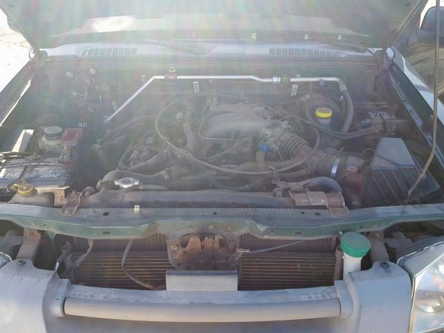 1N6ED27TX1C375994 - 2001 NISSAN FRONTIER C GREEN photo 7