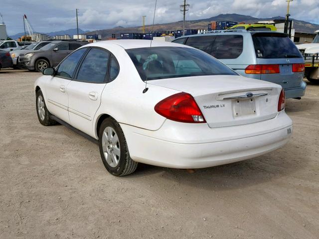 1FAFP52253G205316 - 2003 FORD TAURUS LX WHITE photo 3