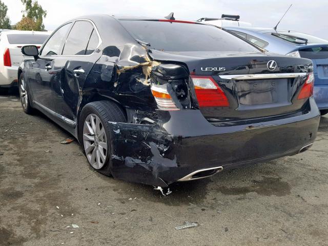 JTHBL1EF4A5093904 - 2010 LEXUS LS 460 黑色 照片 3