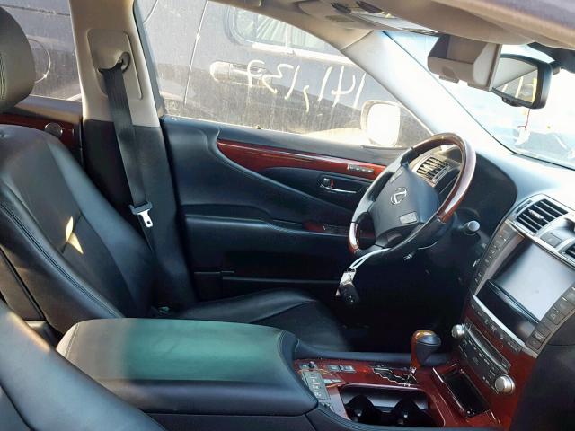 JTHBL1EF4A5093904 - 2010 LEXUS LS 460 黑色 照片 5