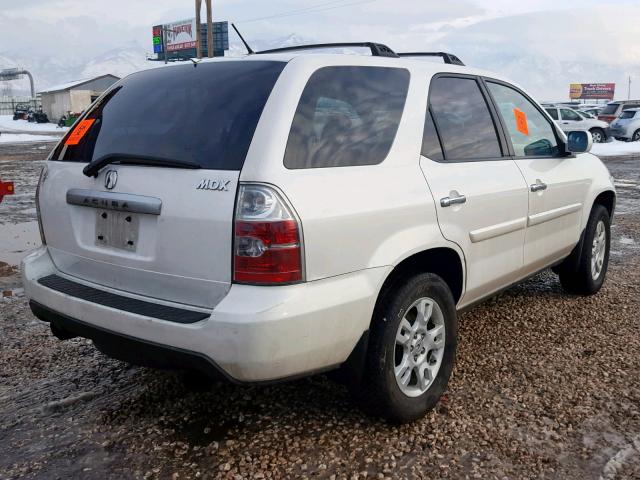 2HNYD18694H545289 - 2004 ACURA MDX TOURIN WHITE photo 4