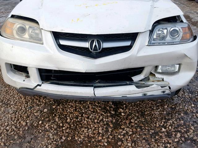 2HNYD18694H545289 - 2004 ACURA MDX TOURIN WHITE photo 9