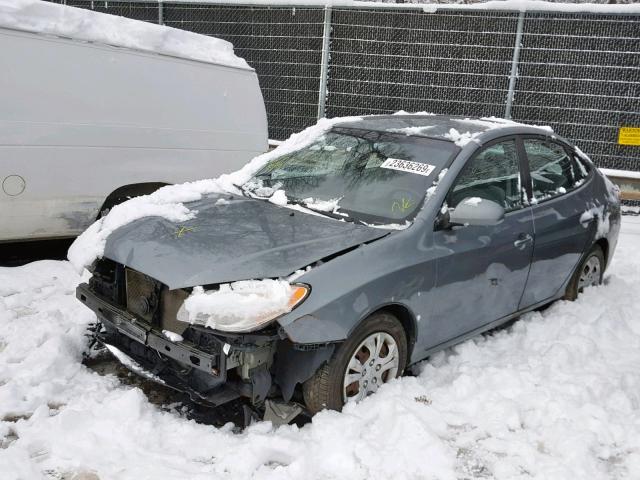 KMHDU46D89U799583 - 2009 HYUNDAI ELANTRA GL SILVER photo 2