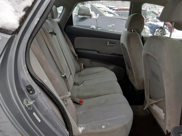 KMHDU46D89U799583 - 2009 HYUNDAI ELANTRA GL SILVER photo 6