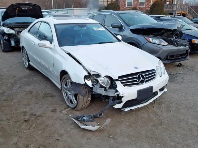 WDBTJ75J94F119106 - 2004 MERCEDES-BENZ CLK 500 WHITE photo 1