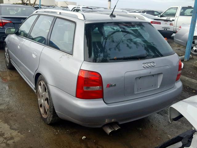 WAUXD68D91A096880 - 2001 AUDI S4 AVANT Q SILVER photo 3