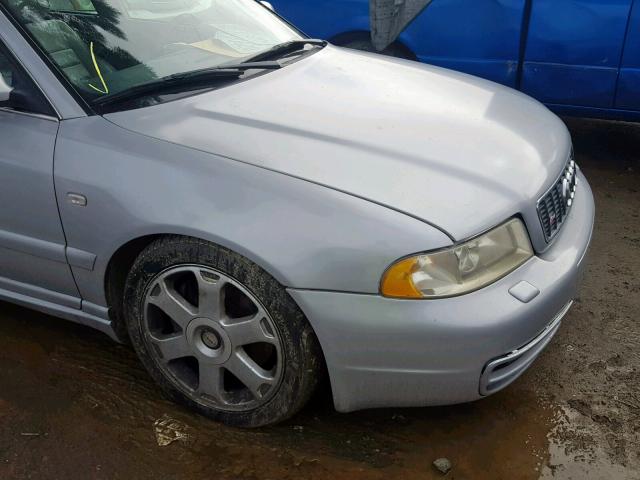 WAUXD68D91A096880 - 2001 AUDI S4 AVANT Q SILVER photo 9