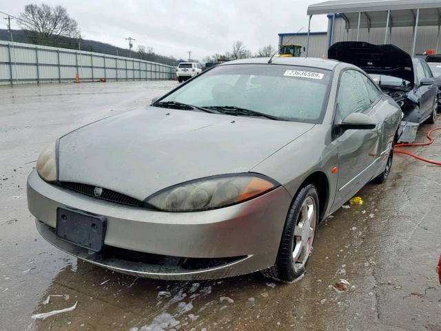 1ZWFT61L0X5681862 - 1999 MERCURY COUGAR V6 GRAY photo 2