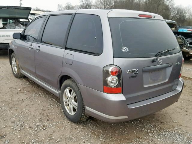 JM3LW28A550535716 - 2005 MAZDA MPV WAGON SILVER photo 3