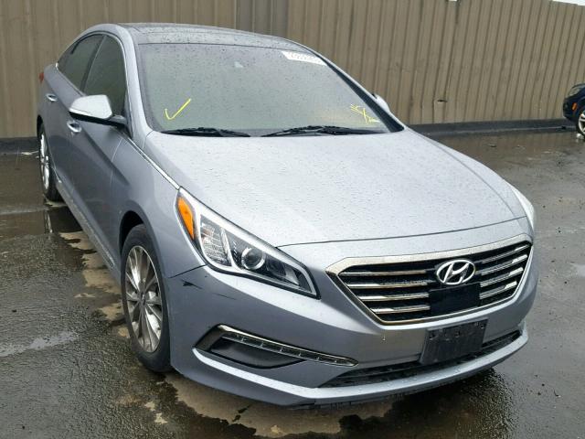 5NPE34AF6FH120713 - 2015 HYUNDAI SONATA SPO SILVER photo 1