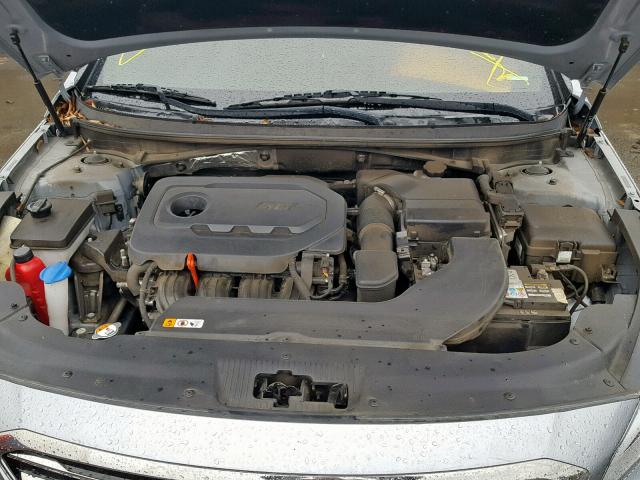 5NPE34AF6FH120713 - 2015 HYUNDAI SONATA SPO SILVER photo 7