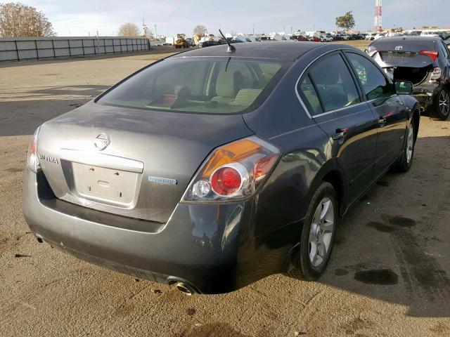 1N4CL21E28C244355 - 2008 NISSAN ALTIMA HYB CHARCOAL photo 4