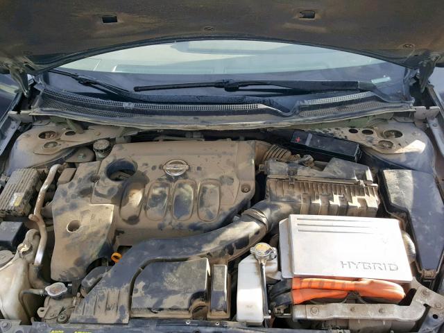 1N4CL21E28C244355 - 2008 NISSAN ALTIMA HYB CHARCOAL photo 7