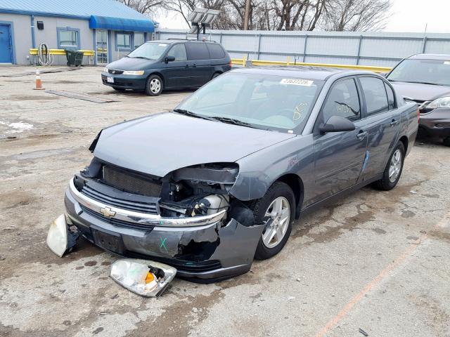 1G1ZT52835F309697 - 2005 CHEVROLET MALIBU LS GRAY photo 2