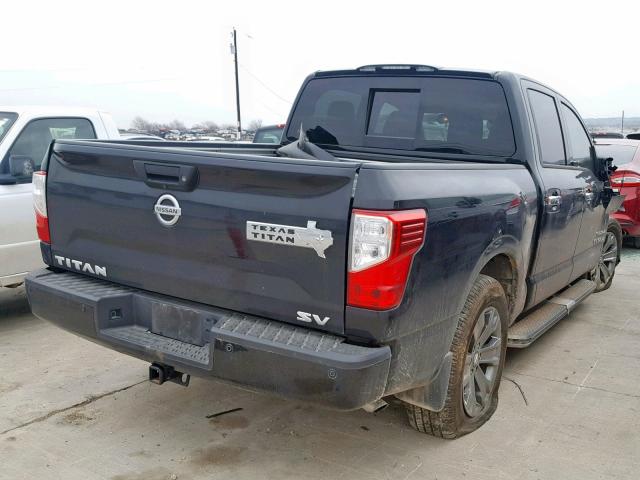 1N6AA1E6XHN545946 - 2017 NISSAN TITAN SV BLACK photo 4