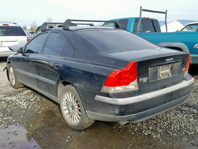 YV1RS59V942350146 - 2004 VOLVO S60 2.5T BLACK photo 3