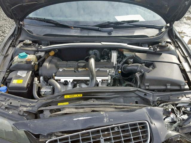 YV1RS59V942350146 - 2004 VOLVO S60 2.5T BLACK photo 7