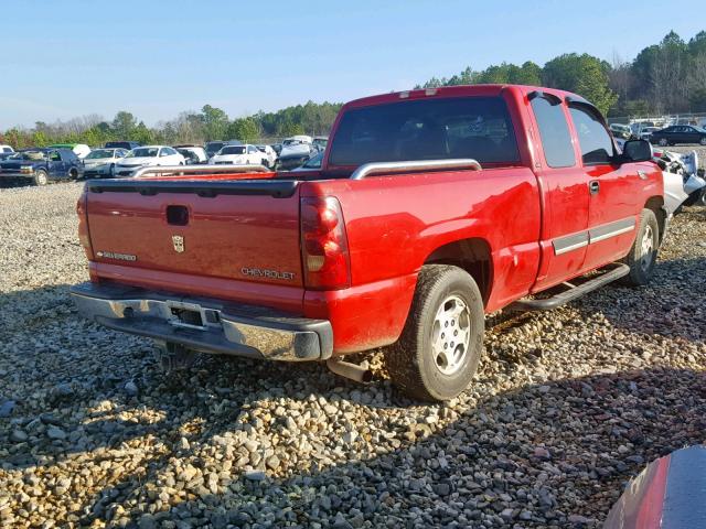 2GCEC19T131299300 - 2003 CHEVROLET SILVERADO RED photo 4