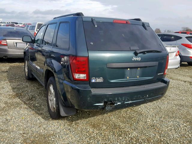 1J4GR48K85C622511 - 2005 JEEP GRAND CHER GREEN photo 3