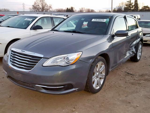 1C3CCBBB6CN287905 - 2012 CHRYSLER 200 TOURIN GRAY photo 2