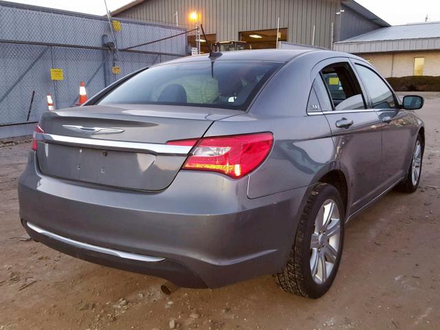 1C3CCBBB6CN287905 - 2012 CHRYSLER 200 TOURIN GRAY photo 4