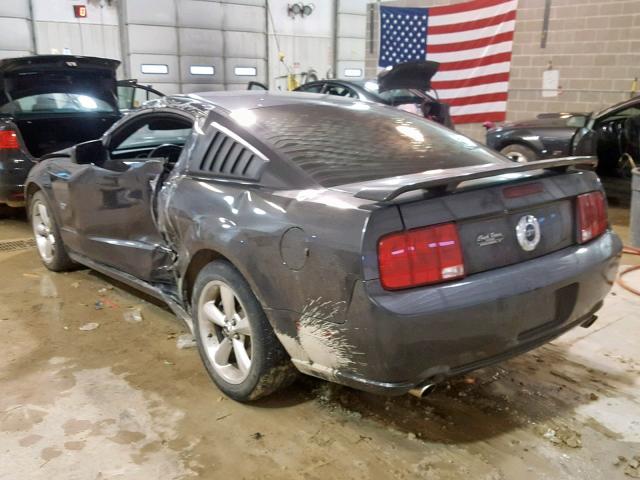 1ZVHT82H375352995 - 2007 FORD MUSTANG GT BLACK photo 3