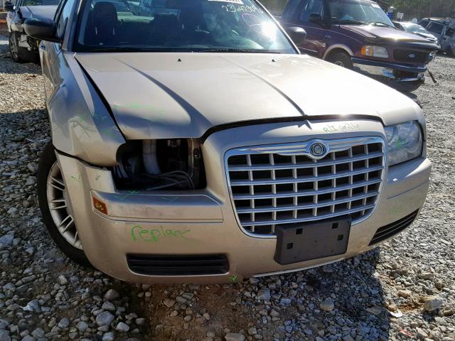 2C3KA43R76H331450 - 2006 CHRYSLER 300 GOLD photo 9