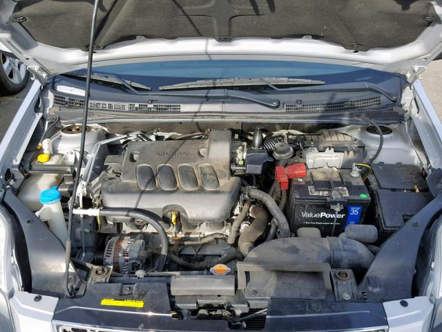 3N1AB6AP8CL703367 - 2012 NISSAN SENTRA 2.0 SILVER photo 7