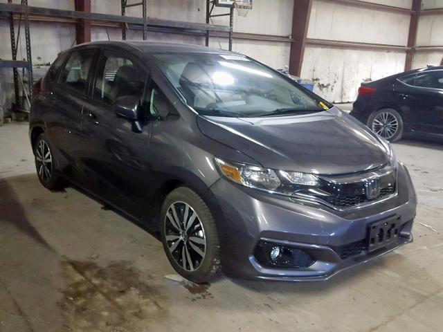 3HGGK5H00JM734485 - 2018 HONDA FIT EX GRAY photo 1