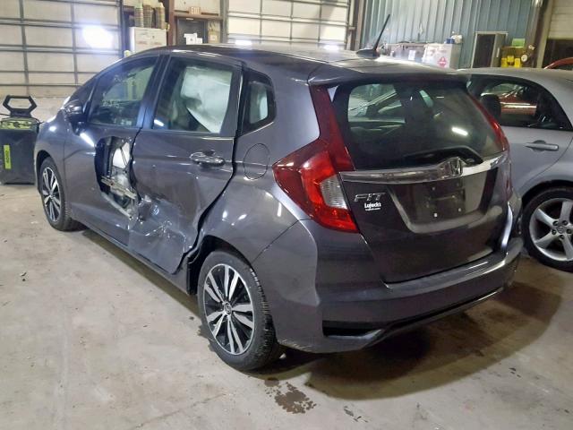 3HGGK5H00JM734485 - 2018 HONDA FIT EX GRAY photo 3