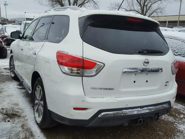 5N1AR2MM8EC716794 - 2014 NISSAN PATHFINDER WHITE photo 3