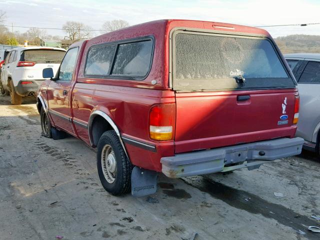 1FTCR10U3TTA26381 - 1996 FORD RANGER RED photo 3