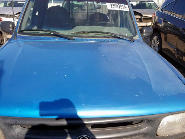 4F4DR17X9RTM77058 - 1994 MAZDA B4000 CAB BLUE photo 7