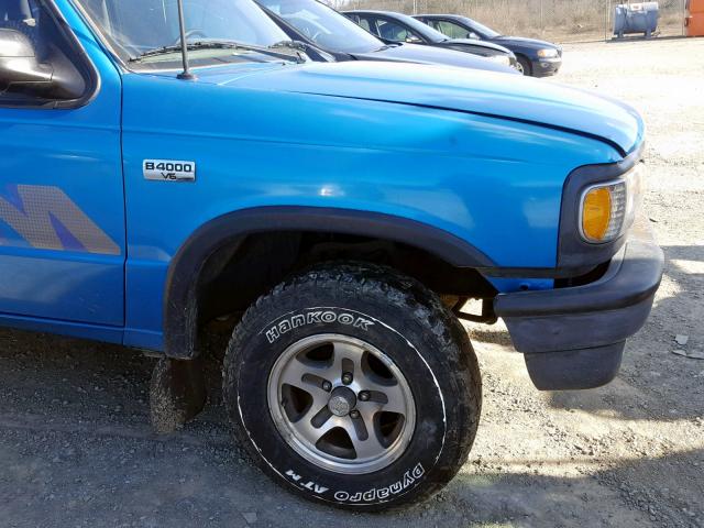 4F4DR17X9RTM77058 - 1994 MAZDA B4000 CAB BLUE photo 9