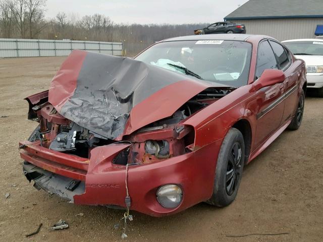 2G2WP542541351273 - 2004 PONTIAC GRAND PRIX 勃艮第红 照片 2