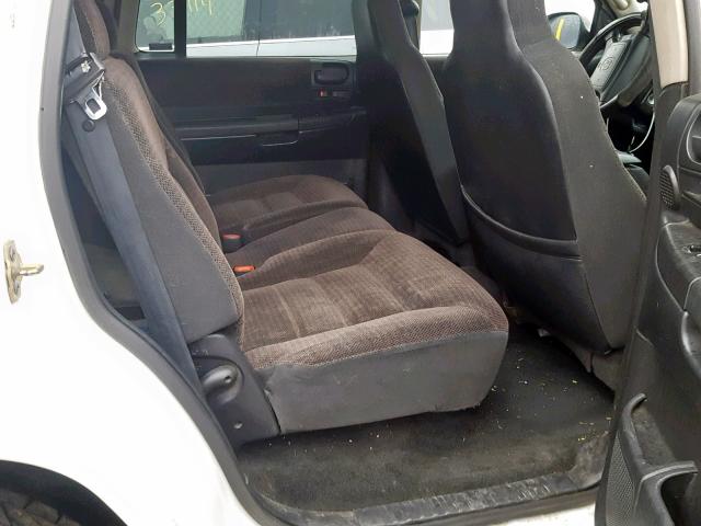 1B4HS28N31F603433 - 2001 DODGE DURANGO 白色 照片 6