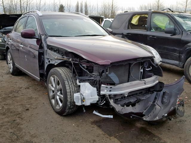 JN1AJ0HR5CM451901 - 2012 INFINITI EX35 BASE BURGUNDY photo 1