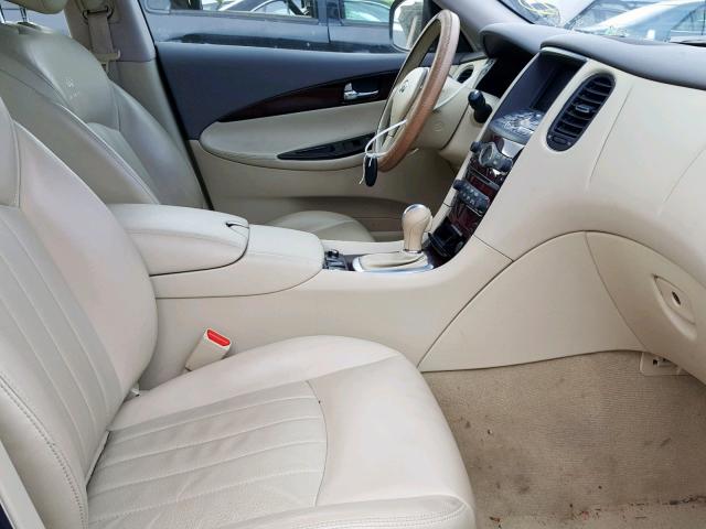 JN1AJ0HR5CM451901 - 2012 INFINITI EX35 BASE BURGUNDY photo 5