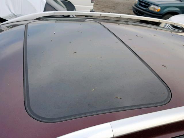 JN1AJ0HR5CM451901 - 2012 INFINITI EX35 BASE BURGUNDY photo 9