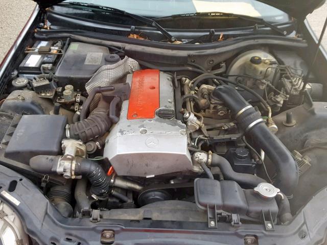 WDBKK47F8WF003740 - 1998 MERCEDES-BENZ SLK 230 KO BLACK photo 7