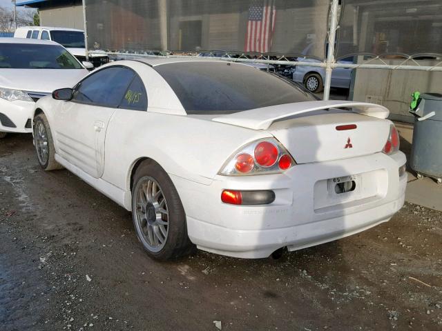 4A3AC54L4YE165221 - 2000 MITSUBISHI ECLIPSE GT WHITE photo 3