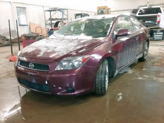 JTKDE167450002105 - 2005 TOYOTA SCION TC 勃艮第红 照片 2