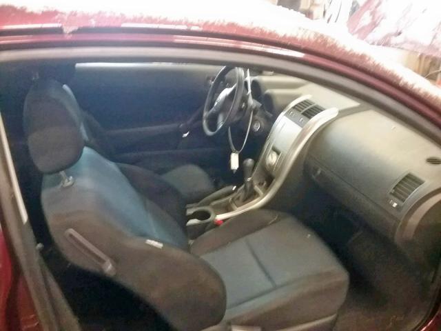JTKDE167450002105 - 2005 TOYOTA SCION TC 勃艮第红 照片 5