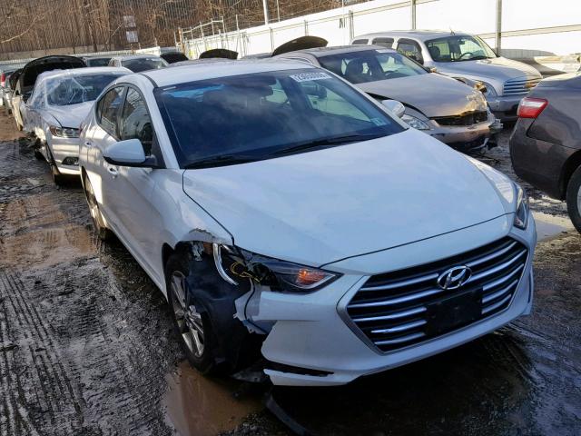 5NPD84LF3JH245445 - 2018 HYUNDAI ELANTRA SE WHITE photo 1