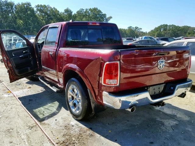 1C6RR6NT0HS524971 - 2017 RAM 1500 LARAM BURGUNDY photo 3