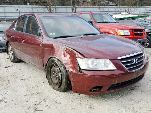 5NPET46C09H572577 - 2009 HYUNDAI SONATA GLS BURGUNDY photo 1